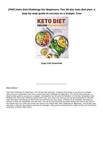 Free Meal Planning for Keto Diet